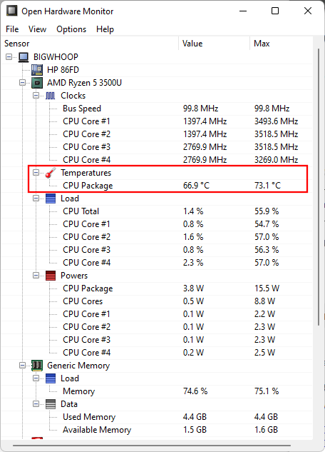 Windows 11CPU温度在哪儿？Windows 11查询CPU温度的办法