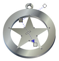 用CorelDRAW X7如何设计制作金属材质饰品