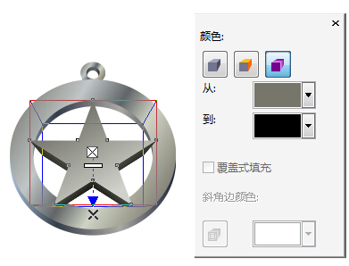 用CorelDRAW X7如何设计制作金属材质饰品