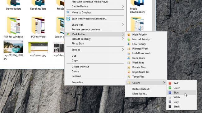 设置Windows 10专业版下文件和文件夹颜色的方法