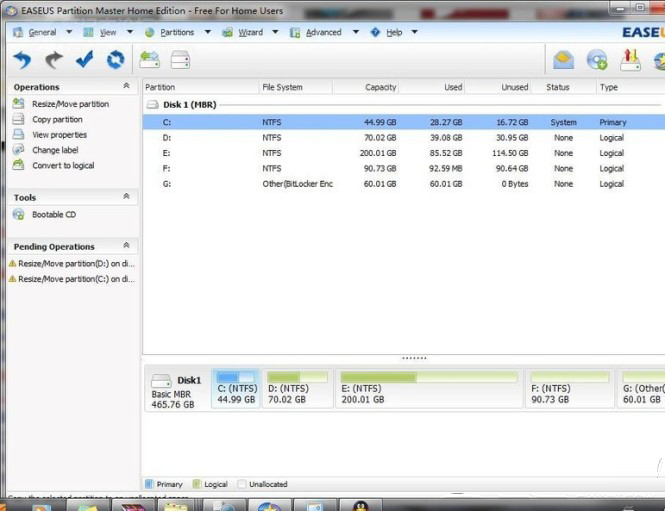 Windows 7系统C盘空间不足扩大的对策