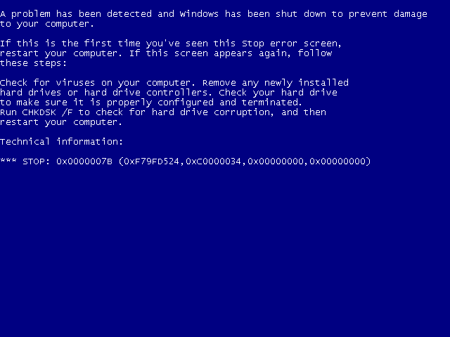 为什么u盘启动盘安装Windows 7系统出现蓝屏
