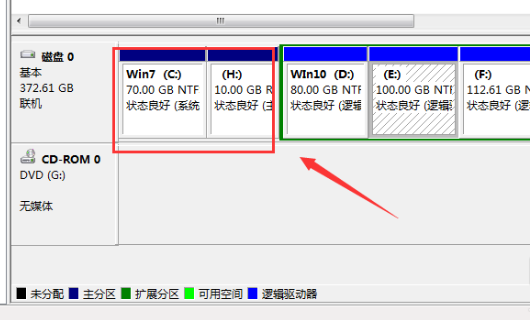 Windows 7系统怎么样将两个磁盘空间合并的操作办法推荐