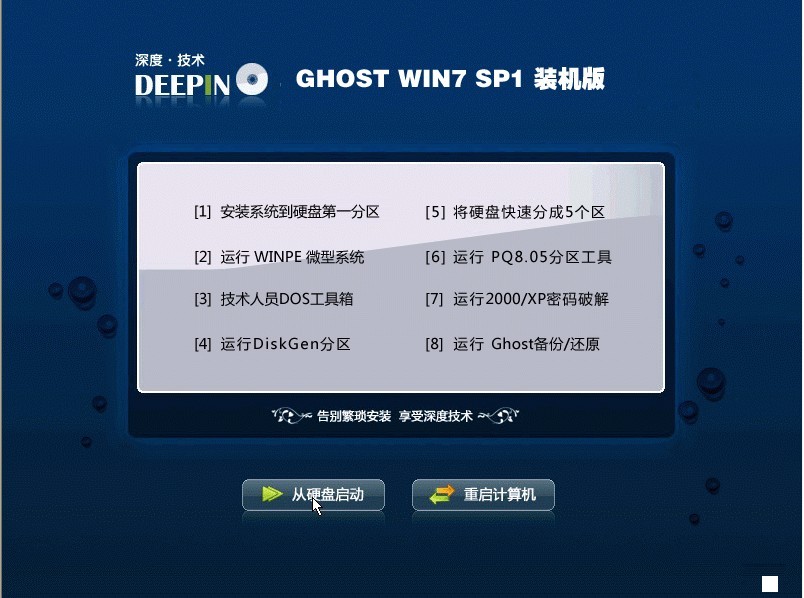 深度技术 GHOST Windows 7 装机旗舰版 2012 12