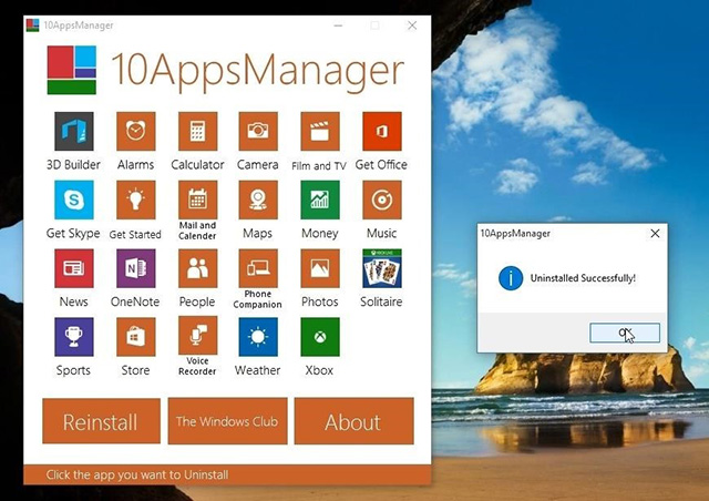 Windows10下删除所有预先安装程序的方法